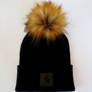 Carhartt Beanie Handmade in USA Pom